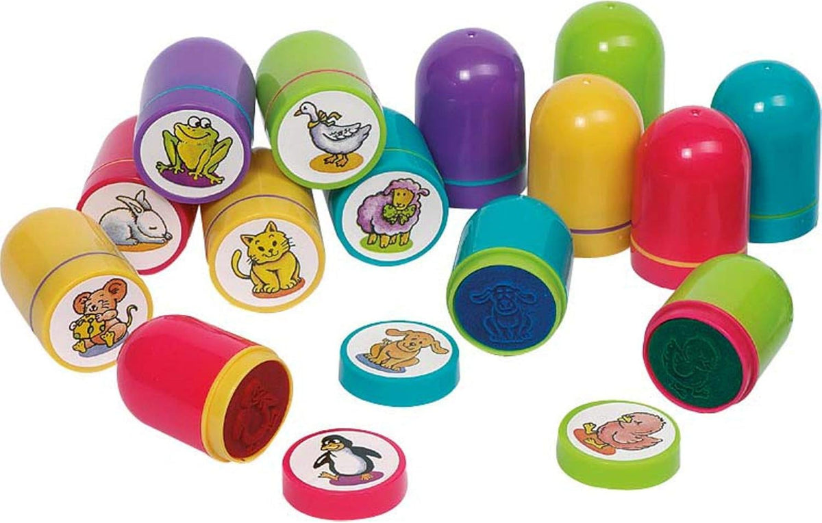 TIMBRI AUTOINCHIOSTRANTI IN PLASTICA - SET 10 PZ.