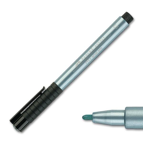 PENNA PITT ARTIST METALLIC FABER CASTELL 1.5MM BLU