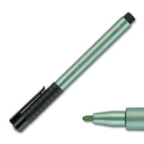 PENNA PITT ARTIST METALLIC FABER CASTELL 1.5MM VERDE