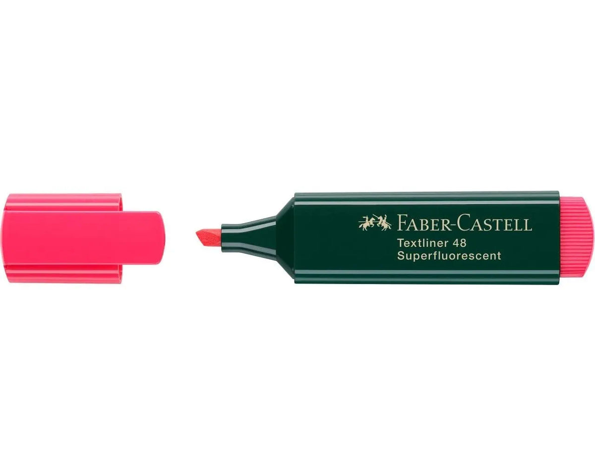 EVIDENZIATORE ROSSO TEXTLINER 48 FABER CASTELL
