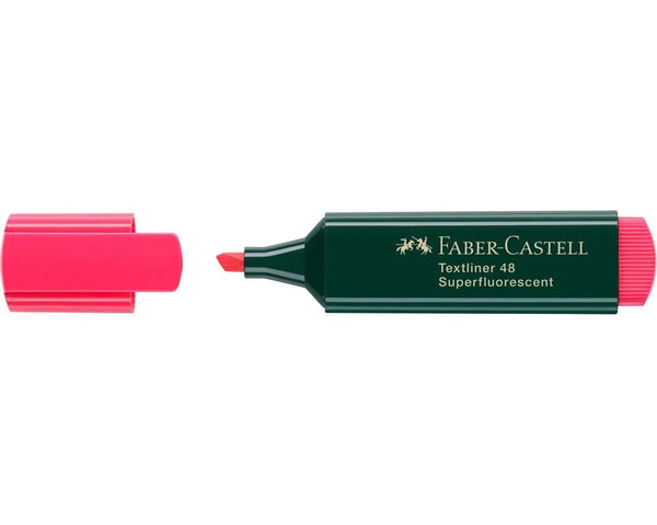 EVIDENZIATORE ROSSO TEXTLINER 48 FABER CASTELL