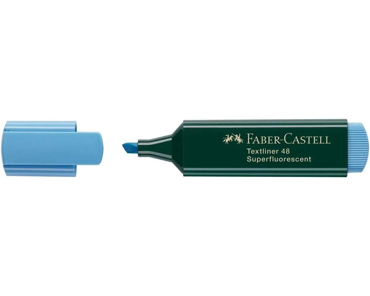 EVIDENZIATORE AZZURRO TEXTLINER 48 FABER CASTELL