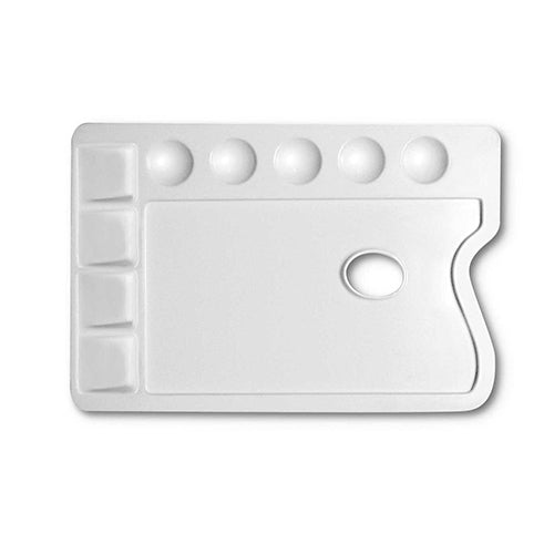 TAVOLOZZA PLASTICA CM. 25X17 RETTANGOLARE Immagine principale del prodotto