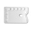 TAVOLOZZA PLASTICA CM. 25X17 RETTANGOLARE