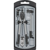 COMPASSO BALAU. FABER CASTELL REG.RAP. DA 3,5MM C/ACCESSORI