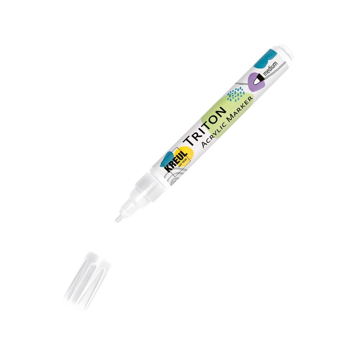 KREUL - TRITON ACRYLIC MARKER MEDIUM - BIANCO Immagine principale del prodotto