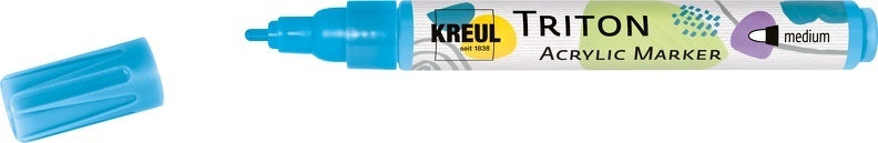 KREUL - TRITON ACRYLIC MARKER MEDIUM - AZZURRO Immagine principale del prodotto