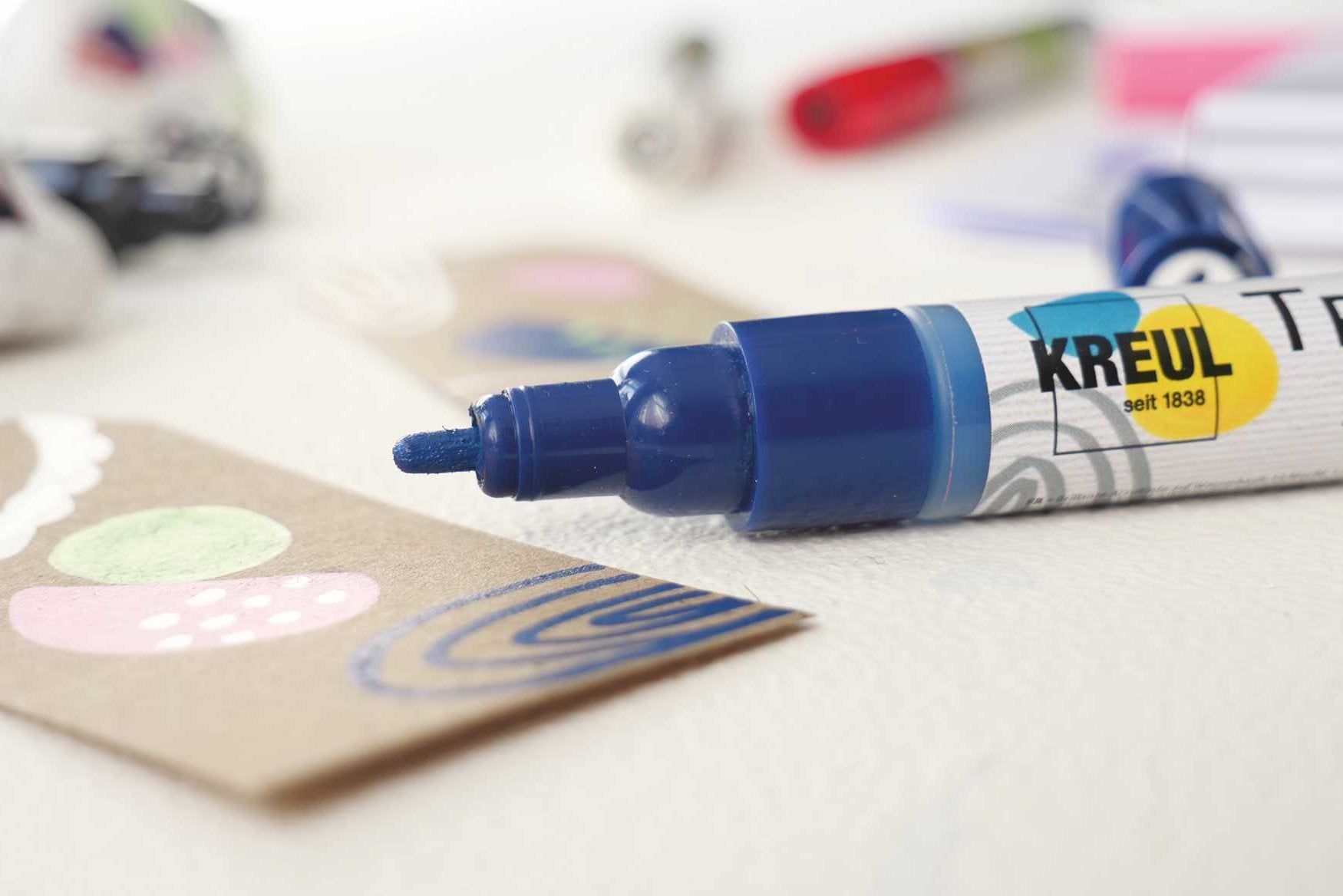 KREUL - TRITON ACRYLIC MARKER MEDIUM - SET 6 ASSORTITI