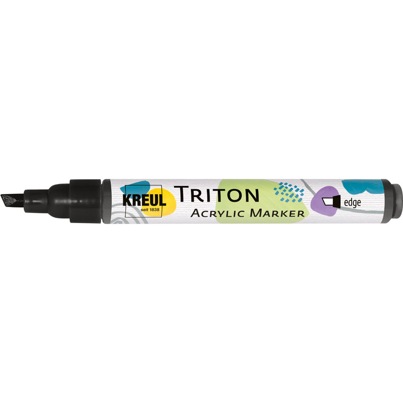 KREUL - TRITON ACRYLIC MARKER EDGE - BIANCO E NERO SET DI 2
