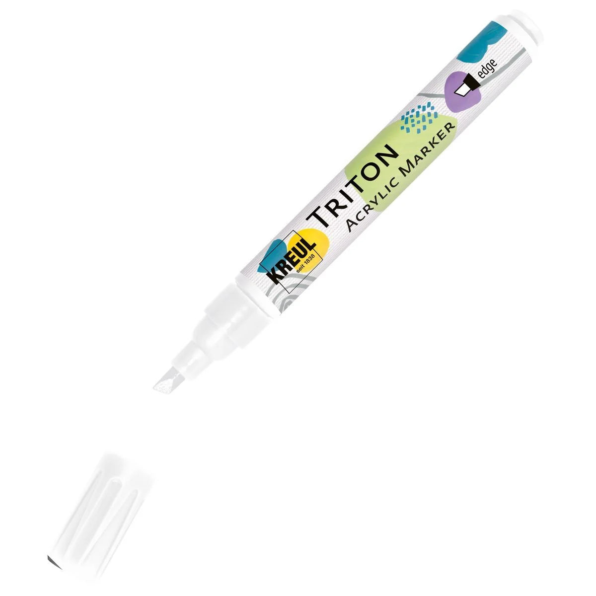 KREUL - TRITON ACRYLIC MARKER EDGE - BIANCO Immagine principale del prodotto