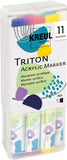 KREUL - TRITON ACRYLIC MARKER EDGE - POWERPACK DI 11