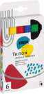 KREUL - TRITON ACRYLIC MARKER EDGE - SET DI 6