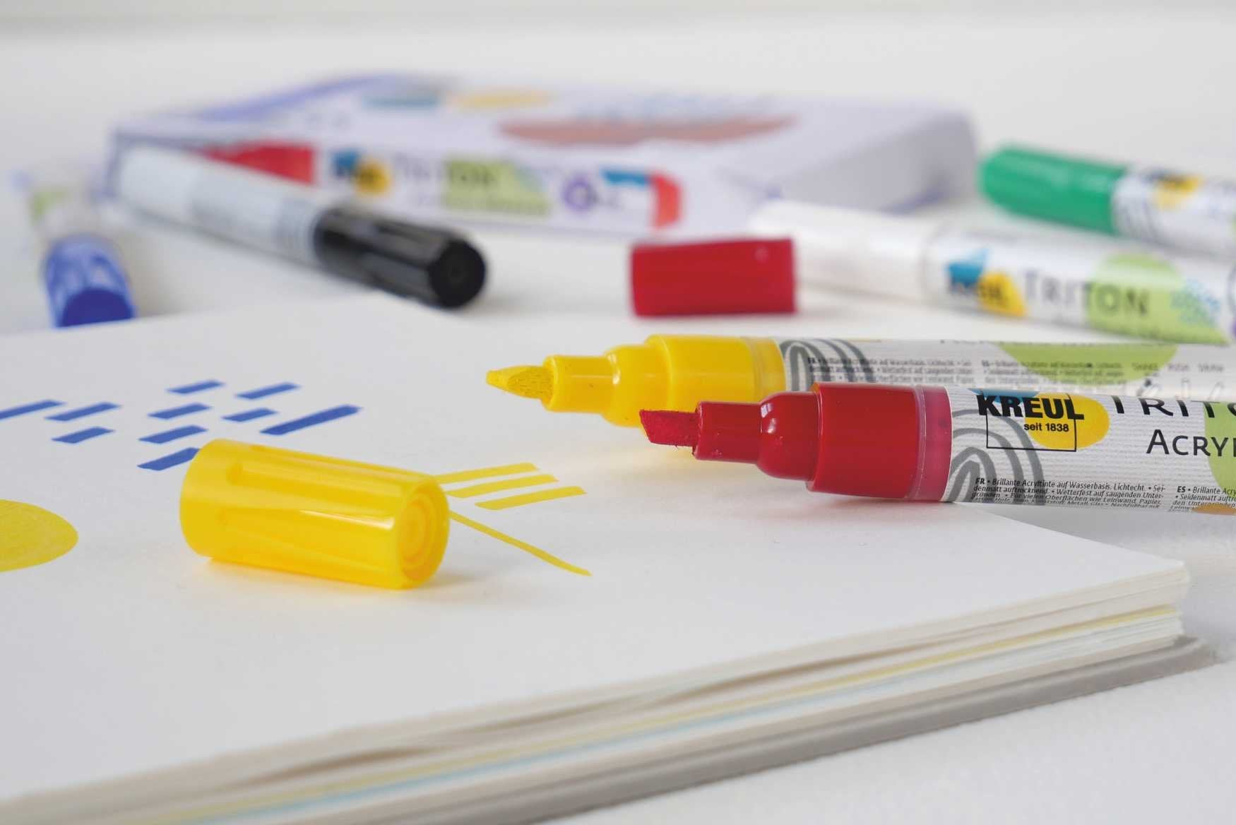 KREUL - TRITON ACRYLIC MARKER EDGE - SET DI 6