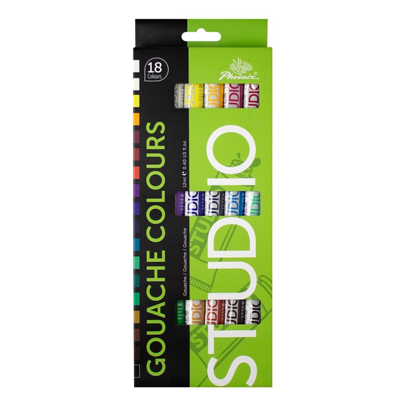 COLORI A TEMPERA - SCATOLA 18 TUBI -  COLORI ASSOR Immagine principale del prodotto