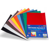 CARTA VELLUTATA A4 FG.10 COL. ASS.