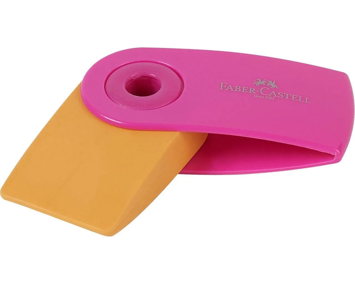 GOMMA PER MATITA FABER CASTELL SLEEVE MINI MAGENTA/ARANCIONE Immagine principale del prodotto