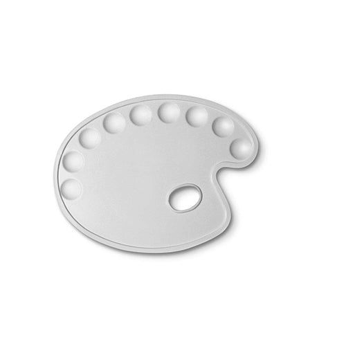 TAVOLOZZA PLASTICA CM. 30X22 OVALE Immagine principale del prodotto