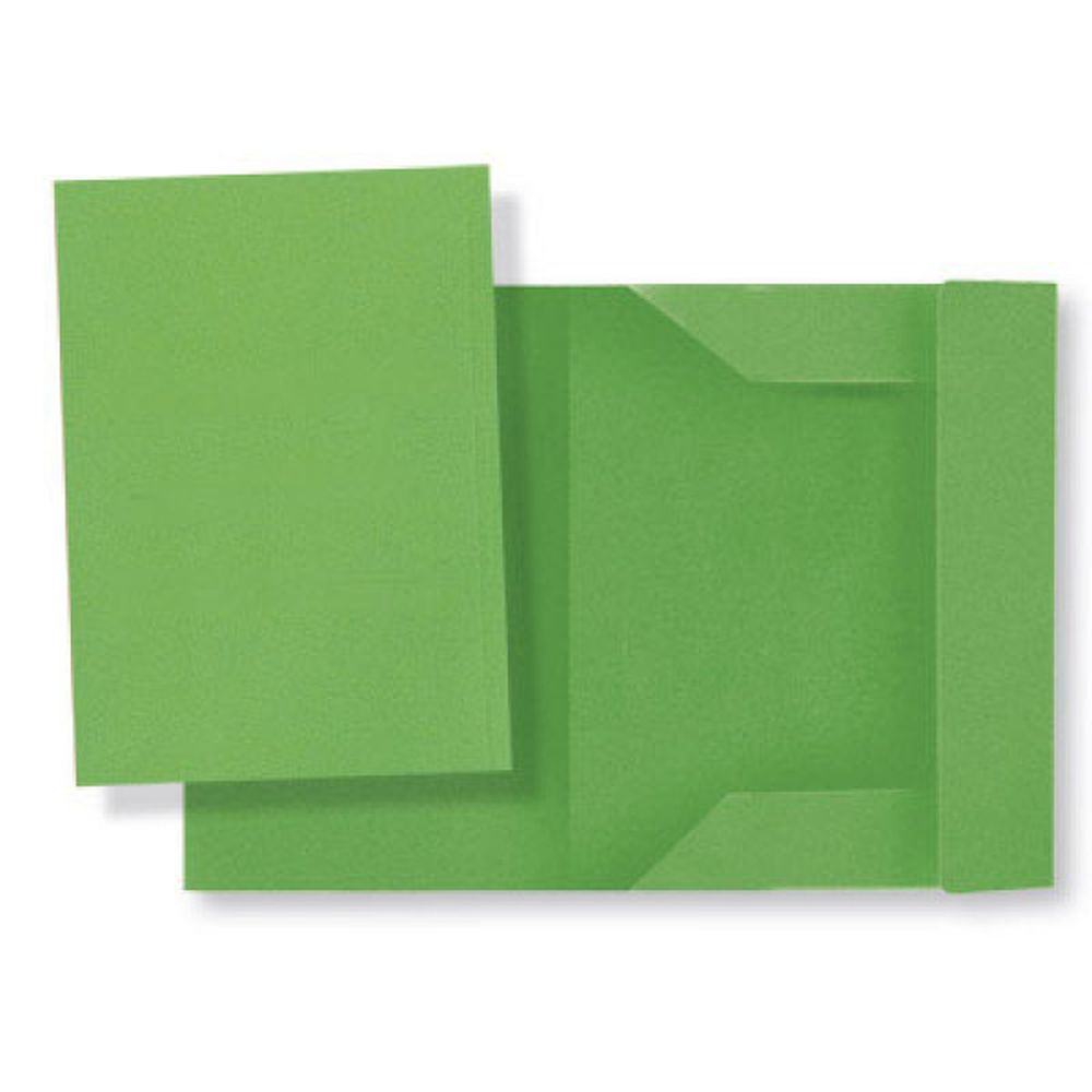 CARTELLINA LUCE 3 LEMBI 25X34 GR. 200 PZ. 30 VERDE Immagine principale del prodotto