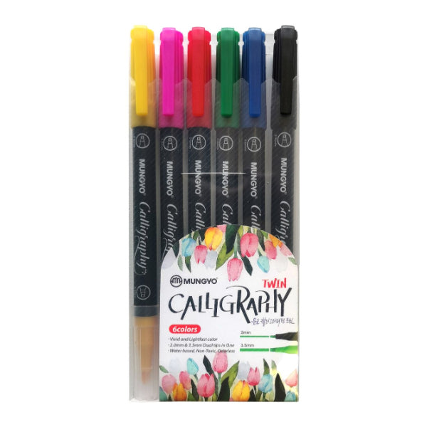 MARKER CALLIGRAFIA - 6 PEZZI ASSORTITI - BASIC Immagine secondaria del prodotto