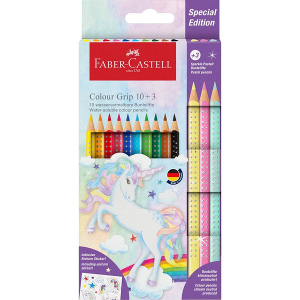 MATITE COLORATE COLOUR GRIP UNICORN 10+3