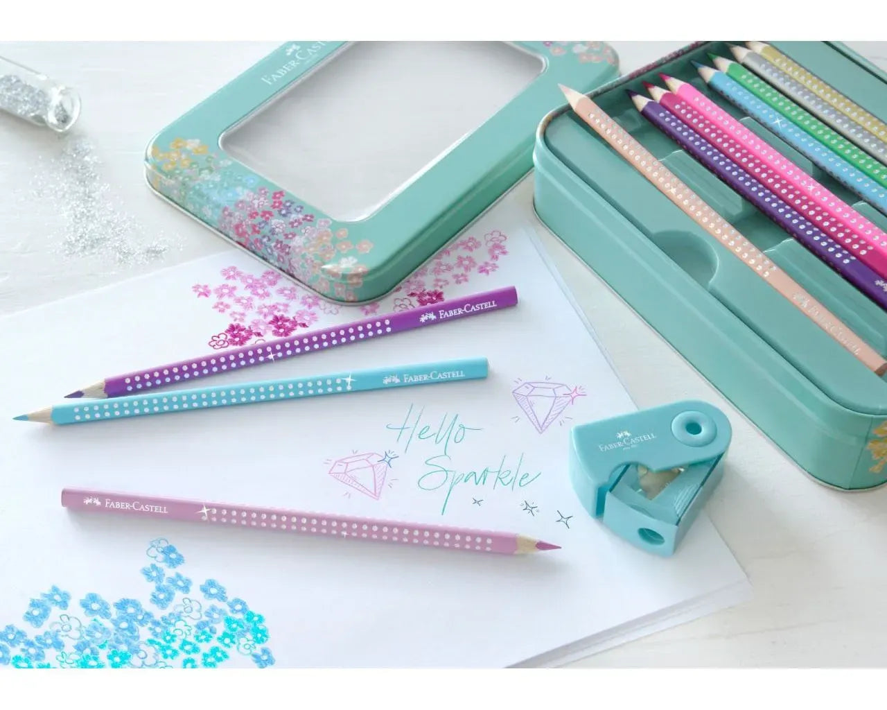 PASTELLI FABER CASTELL SPARKLE / 20 AST.METALLO