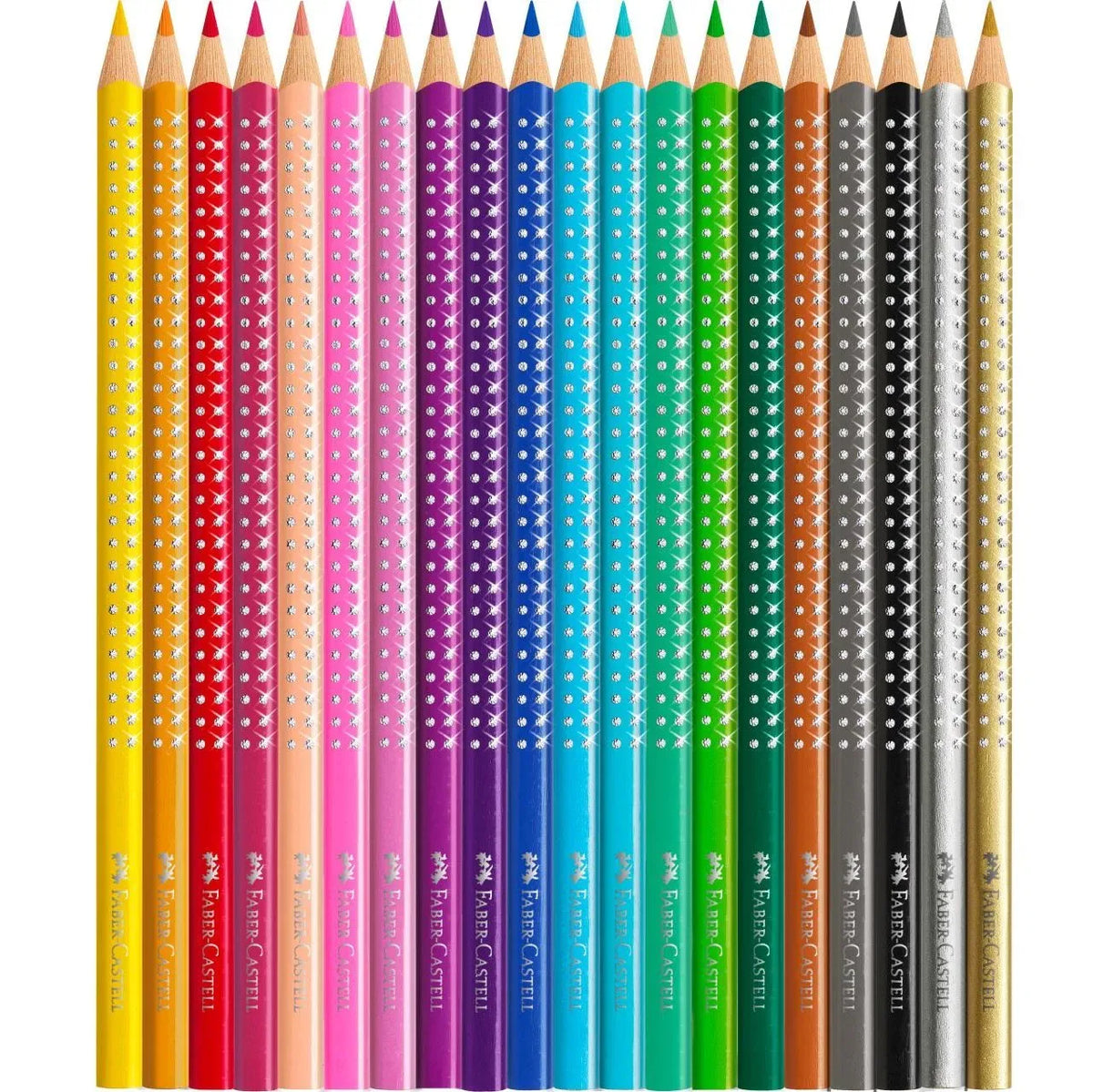 PASTELLI FABER CASTELL SPARKLE / 20 AST.METALLO