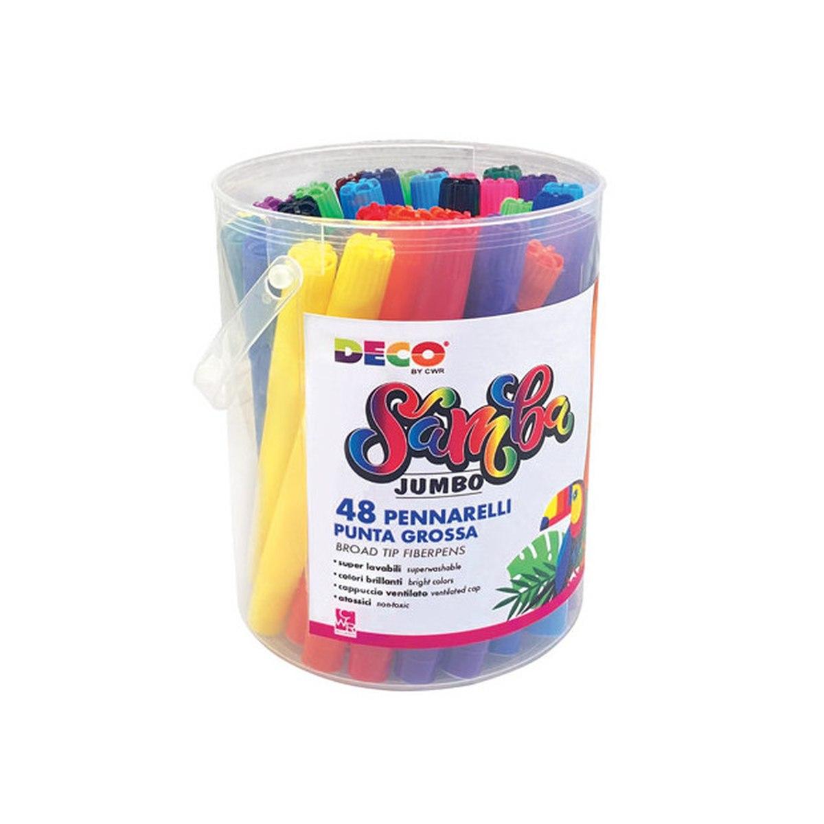 PENNARELLI SAMBA JUMBO BARATTOLO PZ. 48