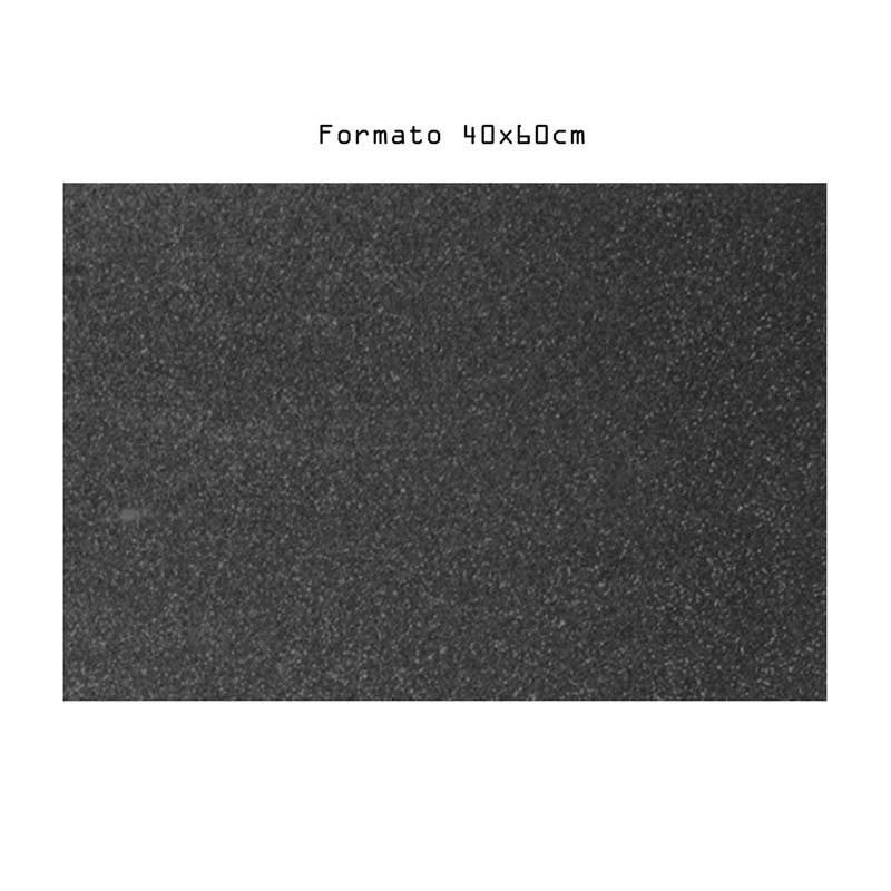 GOMMA CREPP GLITTER CM. 60X40 NERO Immagine principale del prodotto