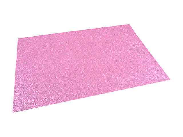 GOMMA CREPP GLITTER CM. 60X40 ROSA