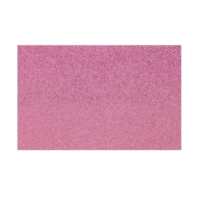 GOMMA CREPP GLITTER CM. 60X40 ROSA