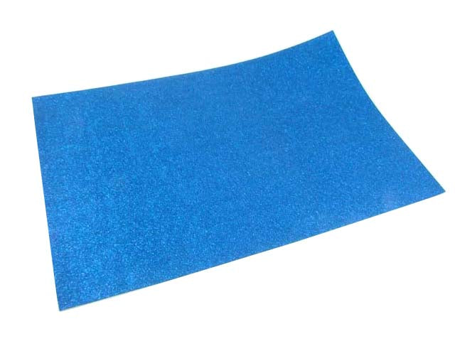 GOMMA CREPP GLITTER CM. 60X40 BLU Immagine secondaria del prodotto