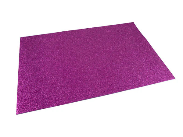 GOMMA CREPP GLITTER CM. 60X40 LAVANDA/VIOLETTO