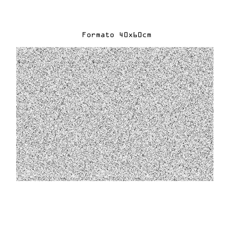 GOMMA CREPP GLITTER CM. 60X40 ARGENTO Immagine principale del prodotto