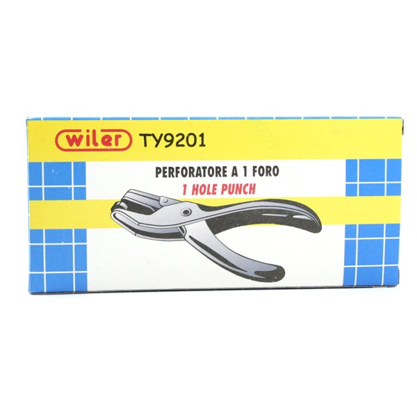 PERFORATORE A PINZA 1 FORO WILER