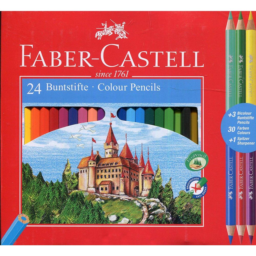 MATITE COLORATE CASTELLO PZ. 24 + 3 BICOLOR Immagine principale del prodotto