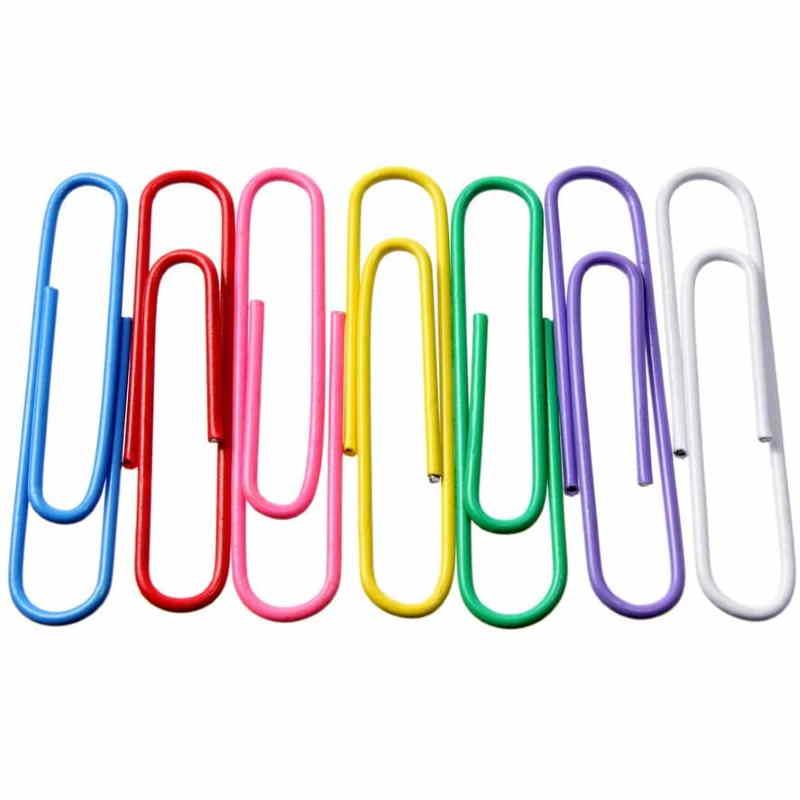 FERMAGLI COLORATI PLASTIFICATI PZ.60 N.4 Immagine principale del prodotto