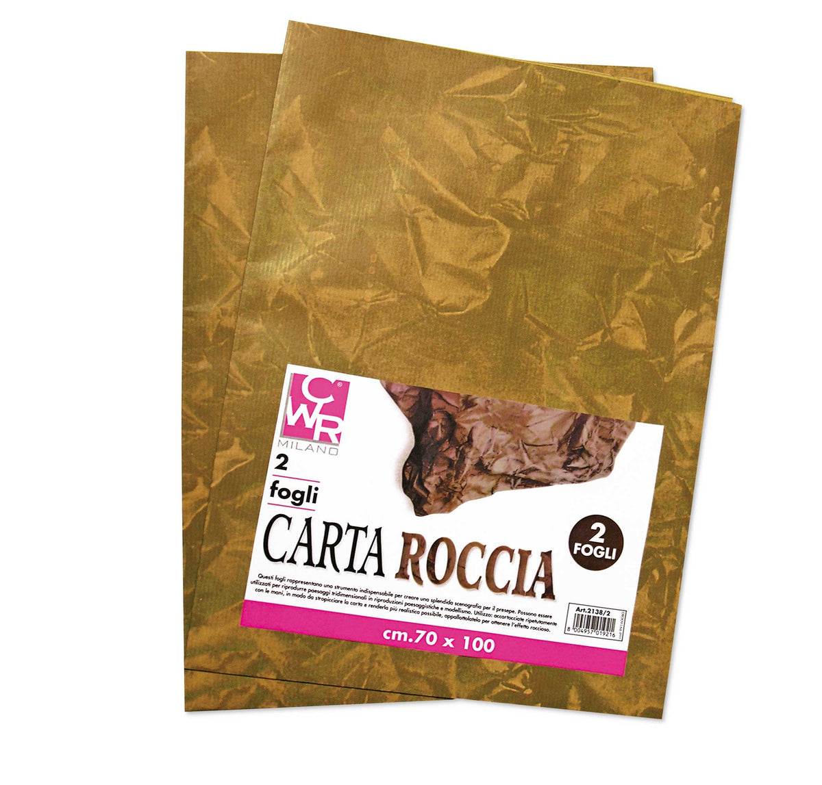 CARTA ROCCIA - BUSTA 2 FOGLI CM. 70X100