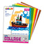 RASATA ADESIVA CM. 50X70 CONF. 24 FG.  - COLORI AS