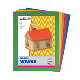 CARTONE ONDULATO WAVES - BS 10 FG. CM. 50X70 COLOR