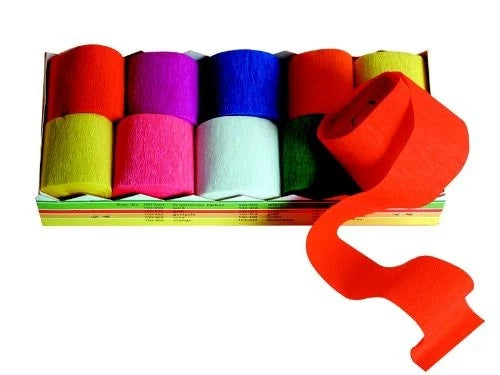 CARTA CRESPA - CONFEZ. 10 ROTOLI MT. 5X5 CM. H. -
