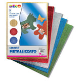 CANNETE' METAL - BUSTA 10 FOGLI CM.50X70 - COLORI