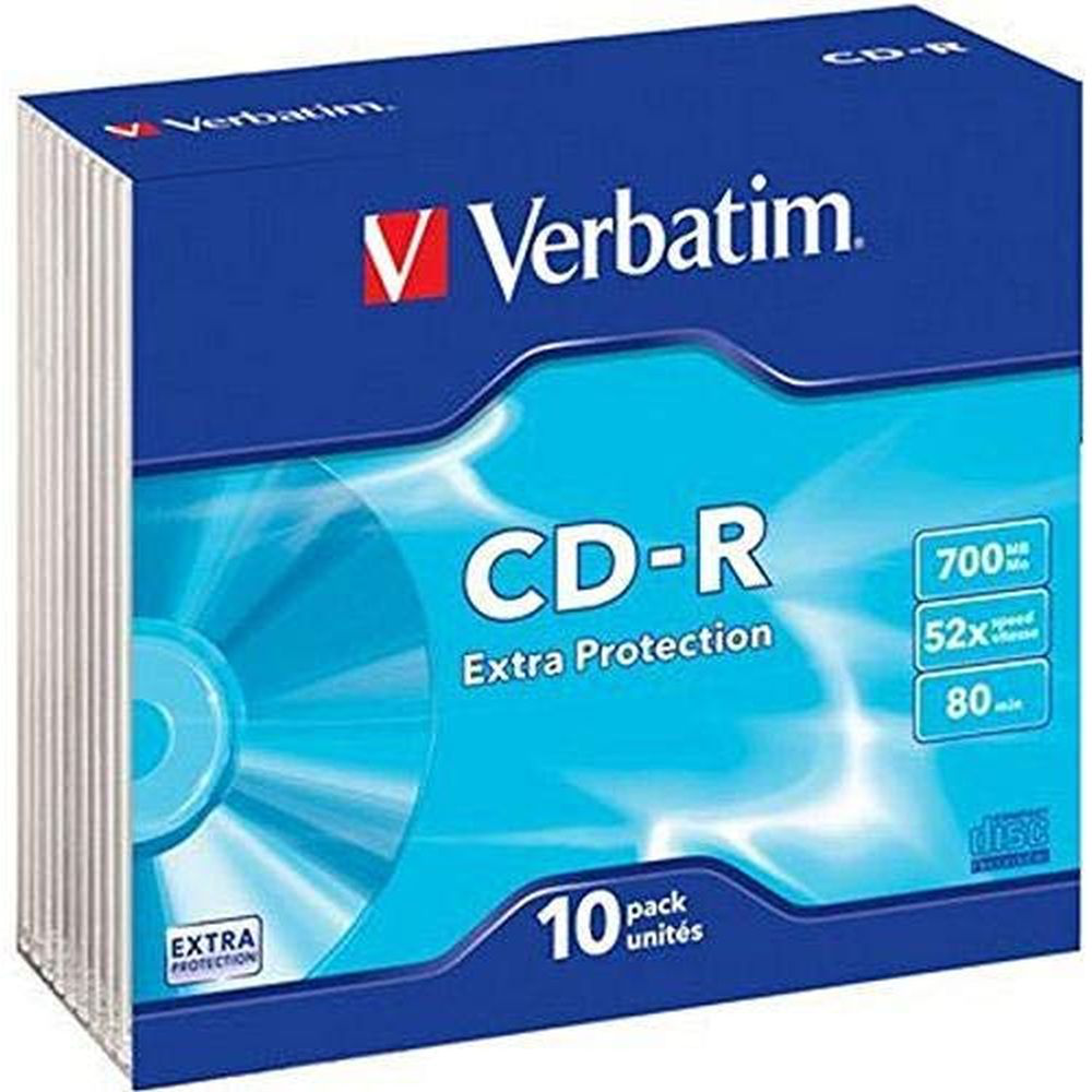 CD-R52X DATA LIFE JEWEL PZ. 10 CAMPANA