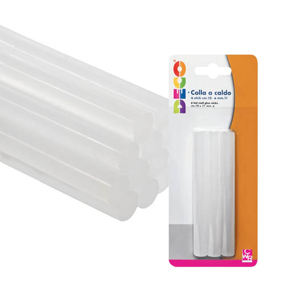 STICK COLLA A CALDO MM.11/12 CM.10 PZ.6 Immagine principale del prodotto