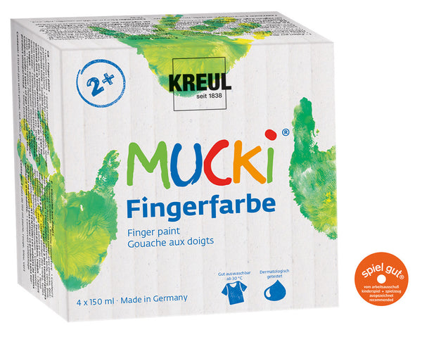 MUCKI - COLORI A DITA 150 ML - SET 4     CLASSIC