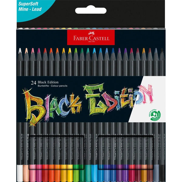 MATITE COLORATE FABER CASTELL BLACK EDITION / 24