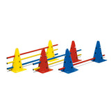 Set 6 Coni + 6 Bastoni Cm.100 Colori Assortiti