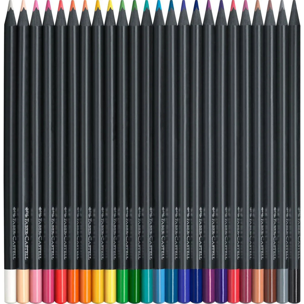 MATITE COLORATE FABER CASTELL BLACK EDITION / 24