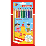 MATITONI COLORATI STABILO TRIO MAXI PZ.12