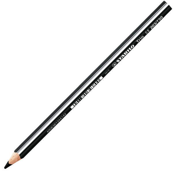 MATITONI COLORATI STABILO TRIO MAXI NERO