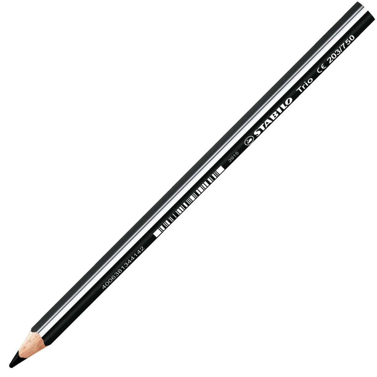 MATITONI COLORATI STABILO TRIO MAXI NERO